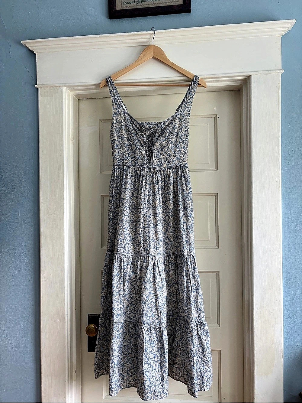 Christy Dawn Adele dress in blue daisy